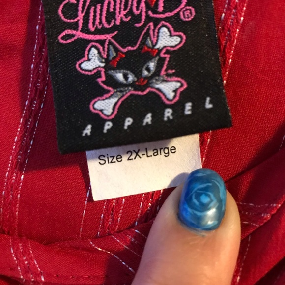 Vintage Lucky 13 pin up dress 2X - Picture 4 of 8